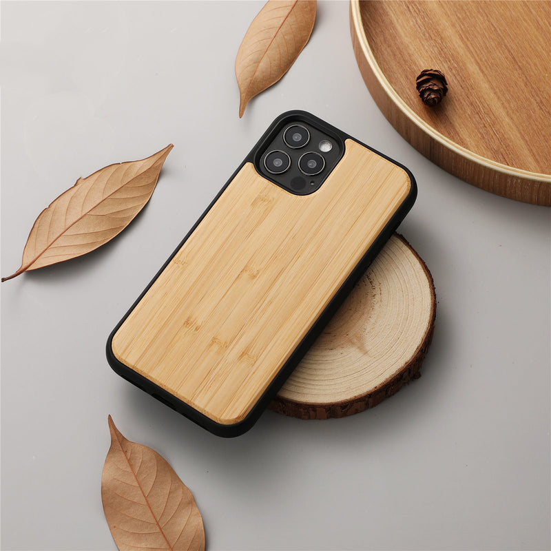 Magnetic Wooden Shatterproof Mobile Phone Case