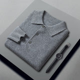 Adrian-Jack Knitted Polo Sweater