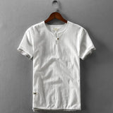 Linen Blend Henley