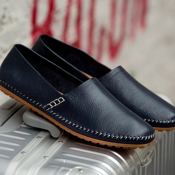 Cruz Leather Moccasins