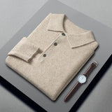 Adrian-Jack Knitted Polo Sweater