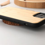 Magnetic Wooden Shatterproof Mobile Phone Case