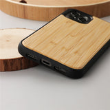 Magnetic Wooden Shatterproof Mobile Phone Case