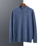 Adrian-Jack Knitted Polo Sweater